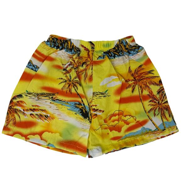 Palmwave Hawaii Kids 4T 100% Cotton Hawaiian Shirt & Shorts Set Made in Hawaii - Picture 4 of 6